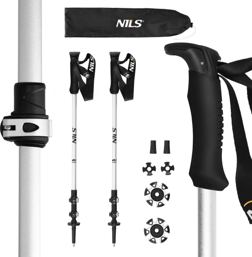 Trekkingukepid NILS TK8602 kiirkinnitusega ja EVA-käepidemega