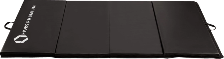 Foldable Fitness Mat HMS Premium MGS01, Black