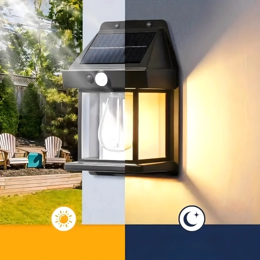 Automatic lighting thanks to motion and dusk sensors
