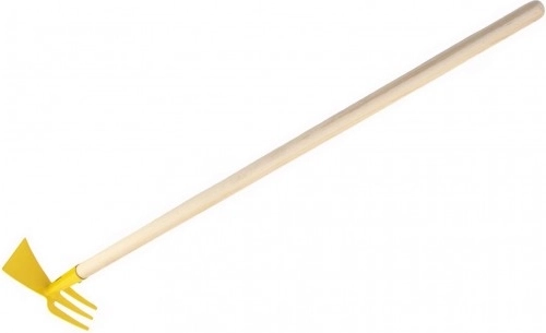 Kahepoolne kõblas lastele, kollane, 80 cm varrega