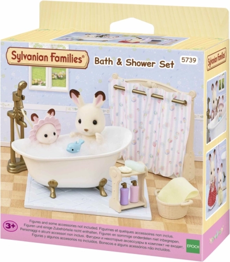 Sylvanian Families vannitoakomplekt vanni ja dušiga