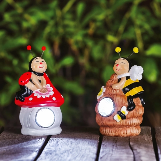 Päikeseenergial töötav LED-loomafiguur aeda – 1 tk