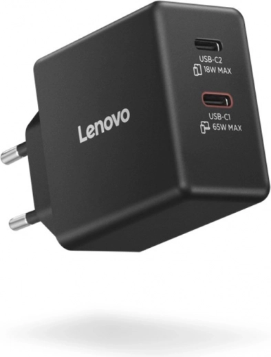 Kompaktne kahe USB‑C pordiga 65 W GaN-laadija