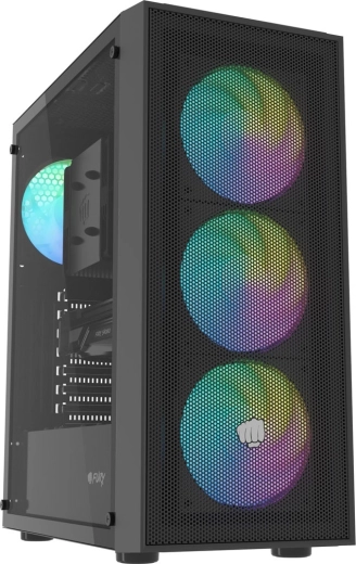 Fury shobo SH8F ARGB midi tower aknaga, must