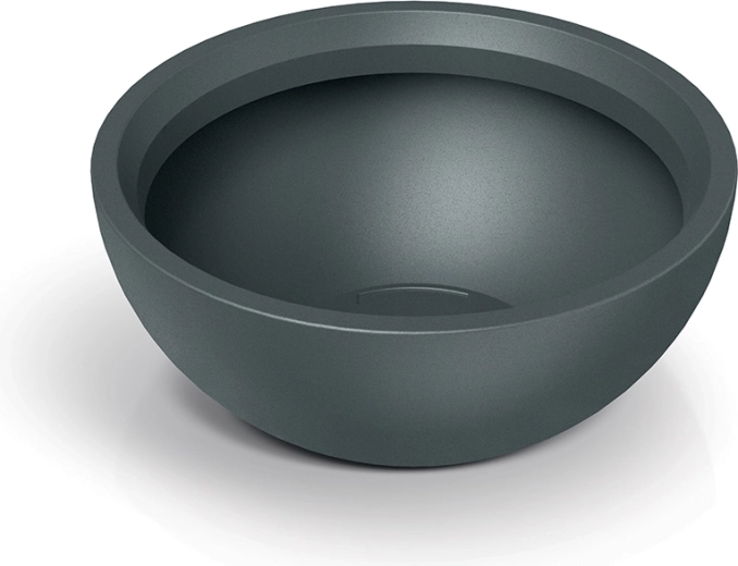 MOLIO bowl kausikujuline lillepott 60 cm grafiit