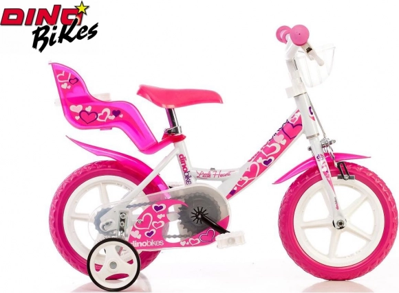 Dino Bikes laste jalgratas valge 12" 2017