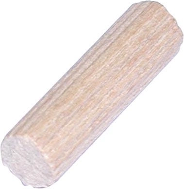 Soonega puidust tüüblid 8 × 30 mm, pakis 50 tk, FSC