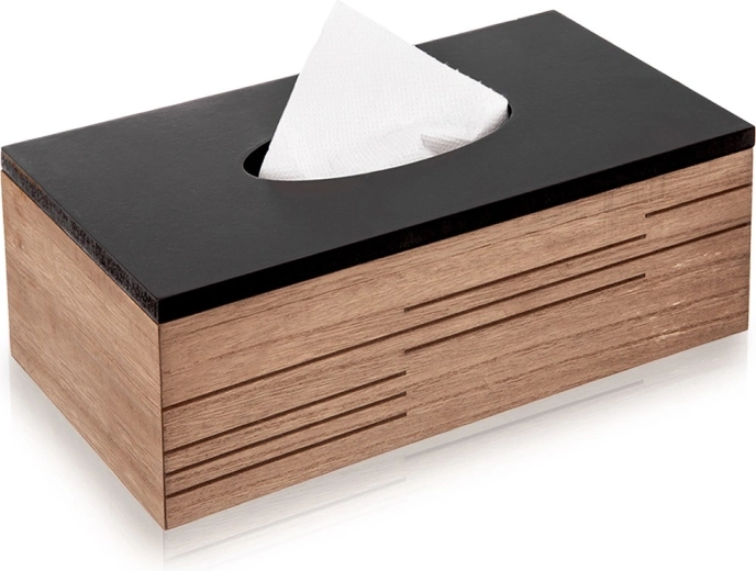 Puidust salvrätikukarp Line 25 × 13,5 × 9 cm
