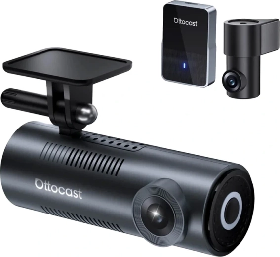 Ottocast Ottosafe Dash Camera with Wireless Apple CarPlay and Android Auto