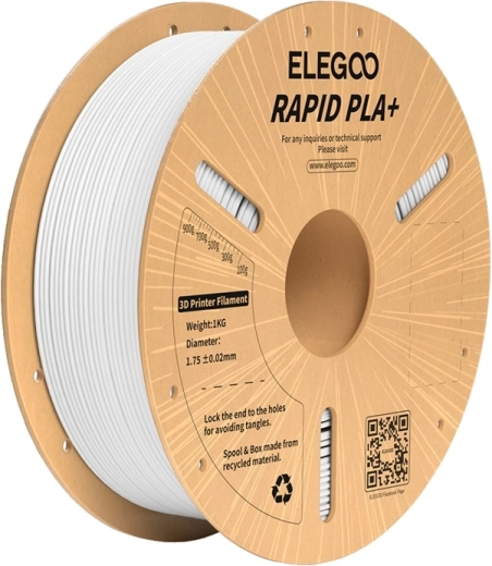 ELEGOO Rapid PLA+ White Filament