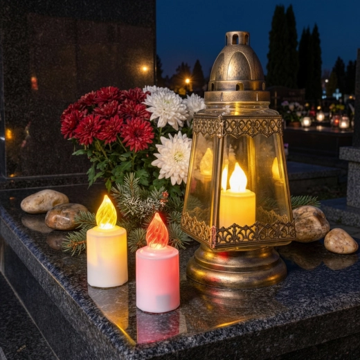Ideal for a cemetery lantern and lantern light