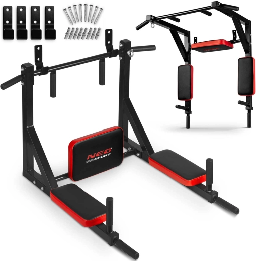 Seinale kinnitatav lõuatõmbekang seljatoega NEO SPORT NS-319