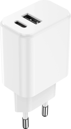 Setty võrgulaadija 20 W USB‑C ja USB-ga