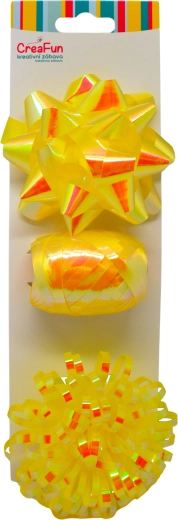 Gift Set Gold Iridescent Gloss – Ribbon 10 m and 2 Bows