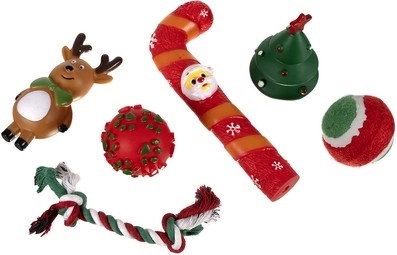 6 Christmas toys in one gift package