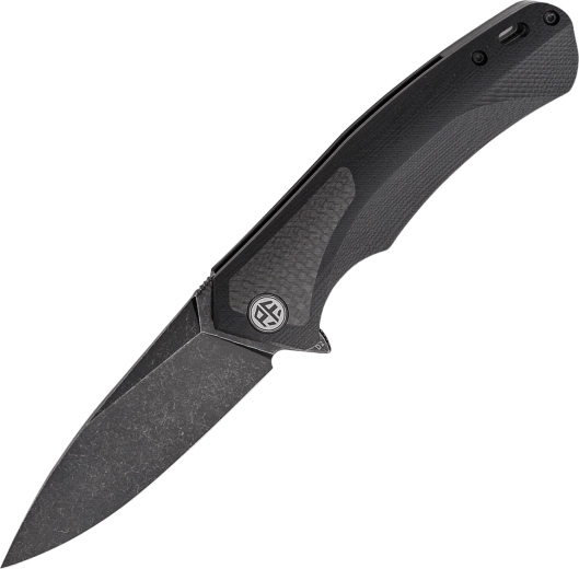 Petrified Fish PUB PF838CDW taskunuga 9,5 cm, Black Stonewash, must G10 süsinikkiuga
