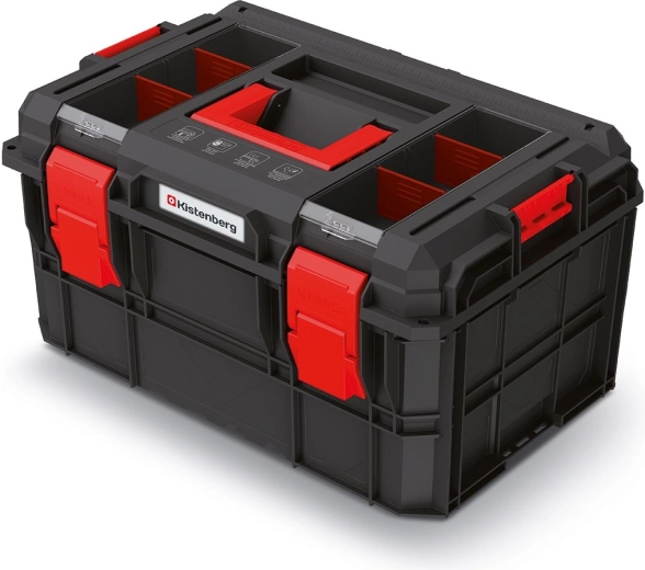 Modulaarne tööriistakohver X‑BLOCK LOG 546 × 380 × 307 mm, must