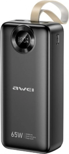Awei PA-34 30000 mAh 65 W kiirlaadimisega akupank, must
