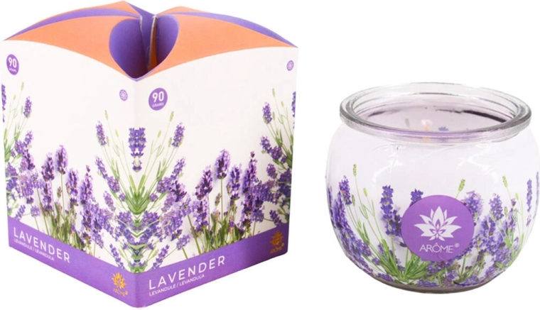 Lõhnaküünal klaasis Lavendel 90 g