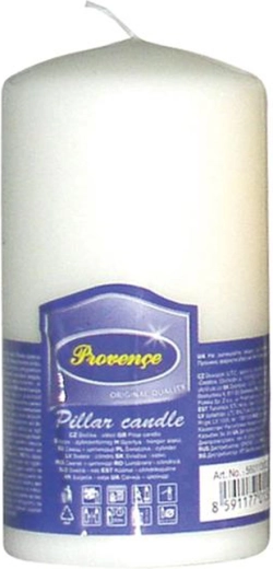Parafiinküünal silinder valge 6,3 × 12,5 cm