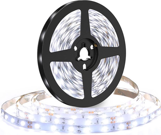 Solight LED-valgusriba 5 m, 120 LED/m, 10 W/m, 1100 lm/m, IP20, külm valge