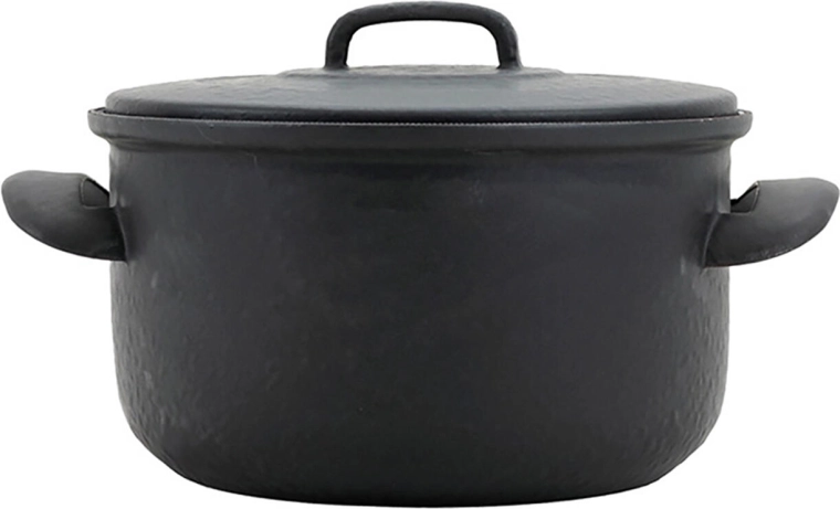 Emailitud pott kaanega 18 cm, 2,2 l BSE