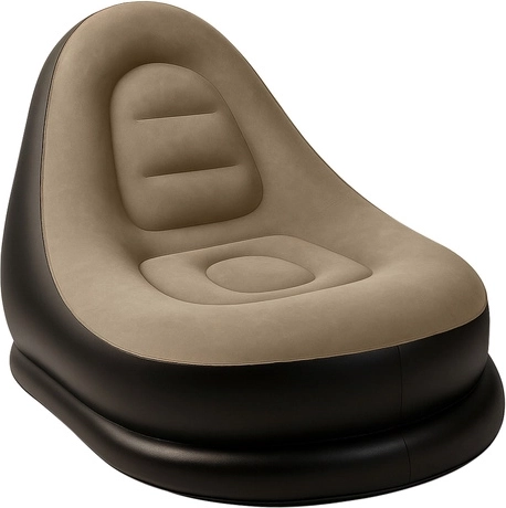 Durable material with velour-like surface