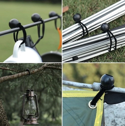 Universal fastening for tarps and equipment