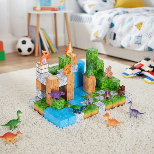 A dinosaur world full of imagination