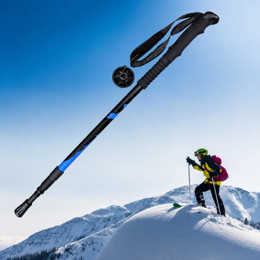 Reguleeritav matkakepp nordic walking’uks 65–135 cm