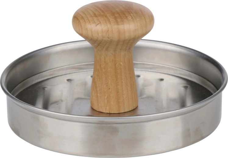 ALPINA metallist ja puidust burgeripress 13 × 13 × 6 cm