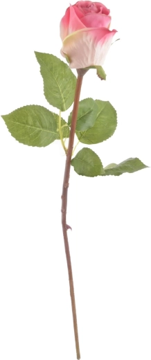 Kunstroos roosa 51 cm