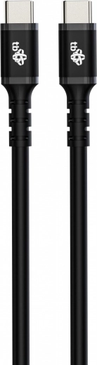 USB-C–USB-C kaabel 2 m, silikoon, must