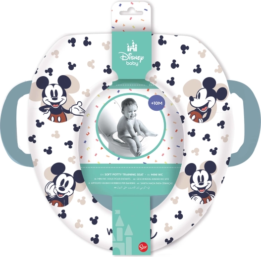 Pehme laste WC-prill käepidemetega MICKEY