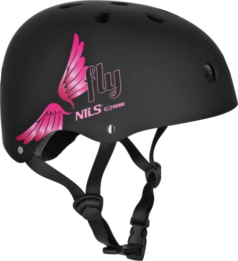 Jalgratta- ja rulluisukiiver NILS Extreme Fly – Roosa