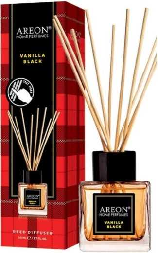 Pulgadifuuser Areon AH Parfum Sticks Vanilla Black 50 ml