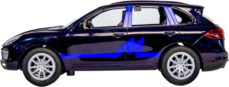 Sinise graafikaga kiire kaugjuhitav auto