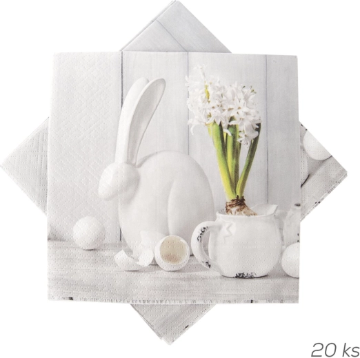 Pabersalvrätikud kevadise motiiviga 33 × 33 cm, 20 tk