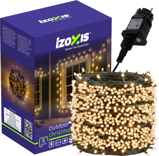 Jõulude LED valguskett 500 LED, soe valge 35 m IZOXIS