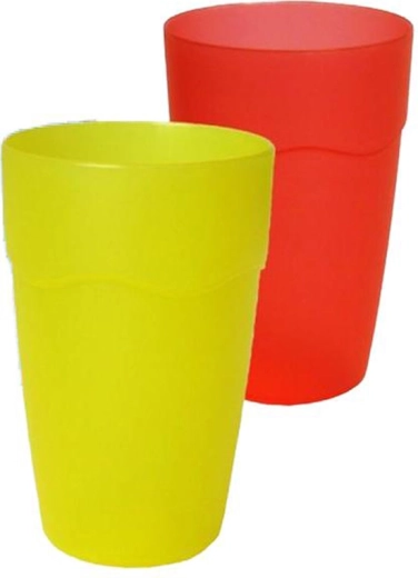 Plastikust laste joogitops sangaga, 200 ml – värvide segu