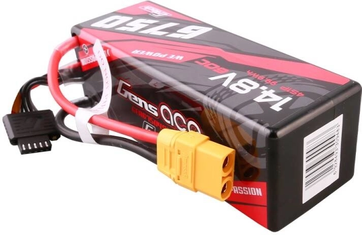 Lipo aku gens ace g-tech 6750mah 14,8 v 60c 4s xt90-konnektoriga