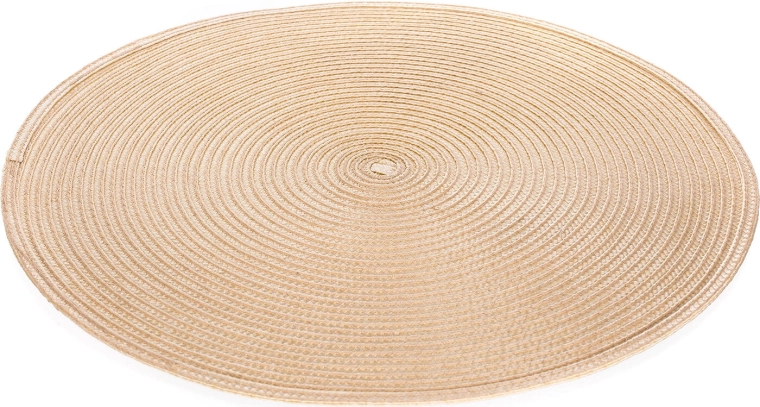 Ümmargune lauaalus Tondo 38 cm, kreemjas