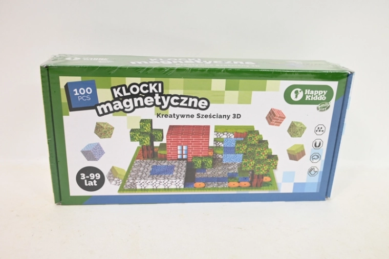 SmilyPlay magnetilised ehitusklotsid Happy Kiddo (100 osa)