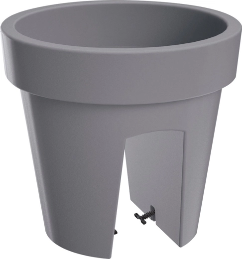 Rõdupotihoidja Lofly Railing 24,5 cm – hall kivi