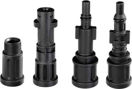 4 adapterit lihtsaks ühendamiseks survepesuriga
