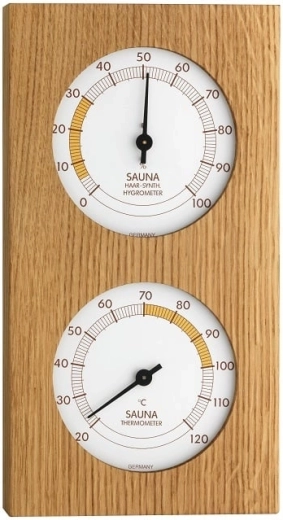 TFA sauna termomeeter ja hügromeeter tammeraamis