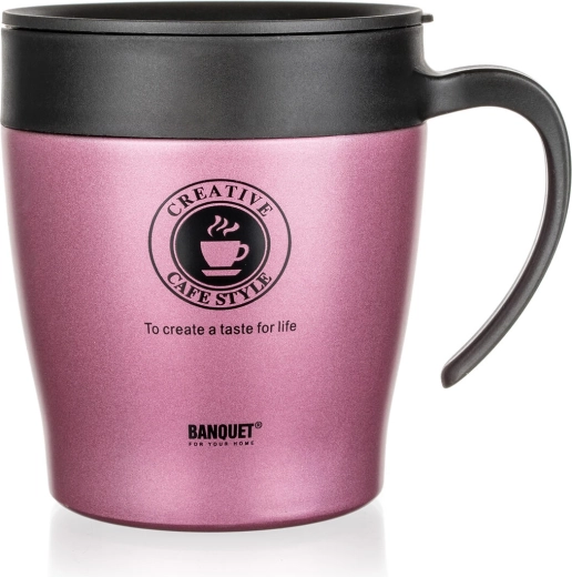 Roosa termokruus Tazza 330 ml roostevabast terasest