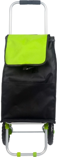 Ratastel ostukott RIO 25 l, must/roheline