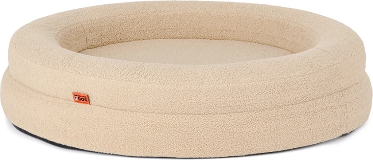 Orthopedic dog bed Explorer Dog Dognut M/L 100 cm sandy beige