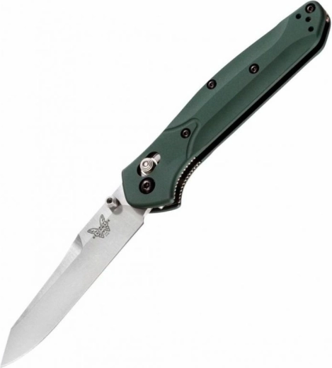 Benchmade 940 Osborne Reverse Tanto kokkupandav taskunuga 8,6 cm, roheline alumiinium